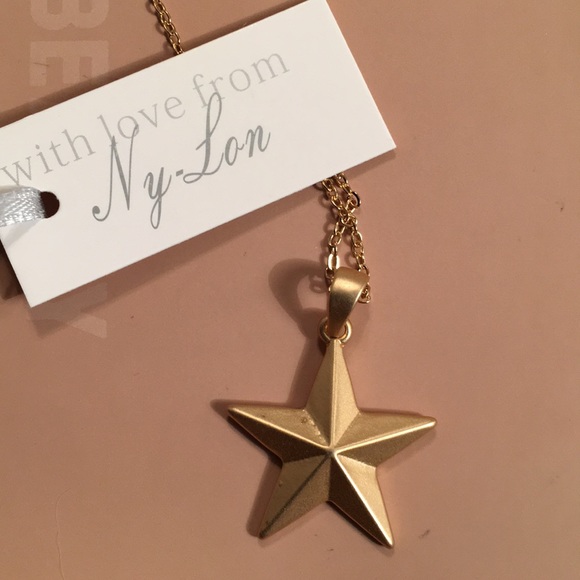 NWT ASOS Nautical Gold Star Costume Necklace - Picture 4 of 5